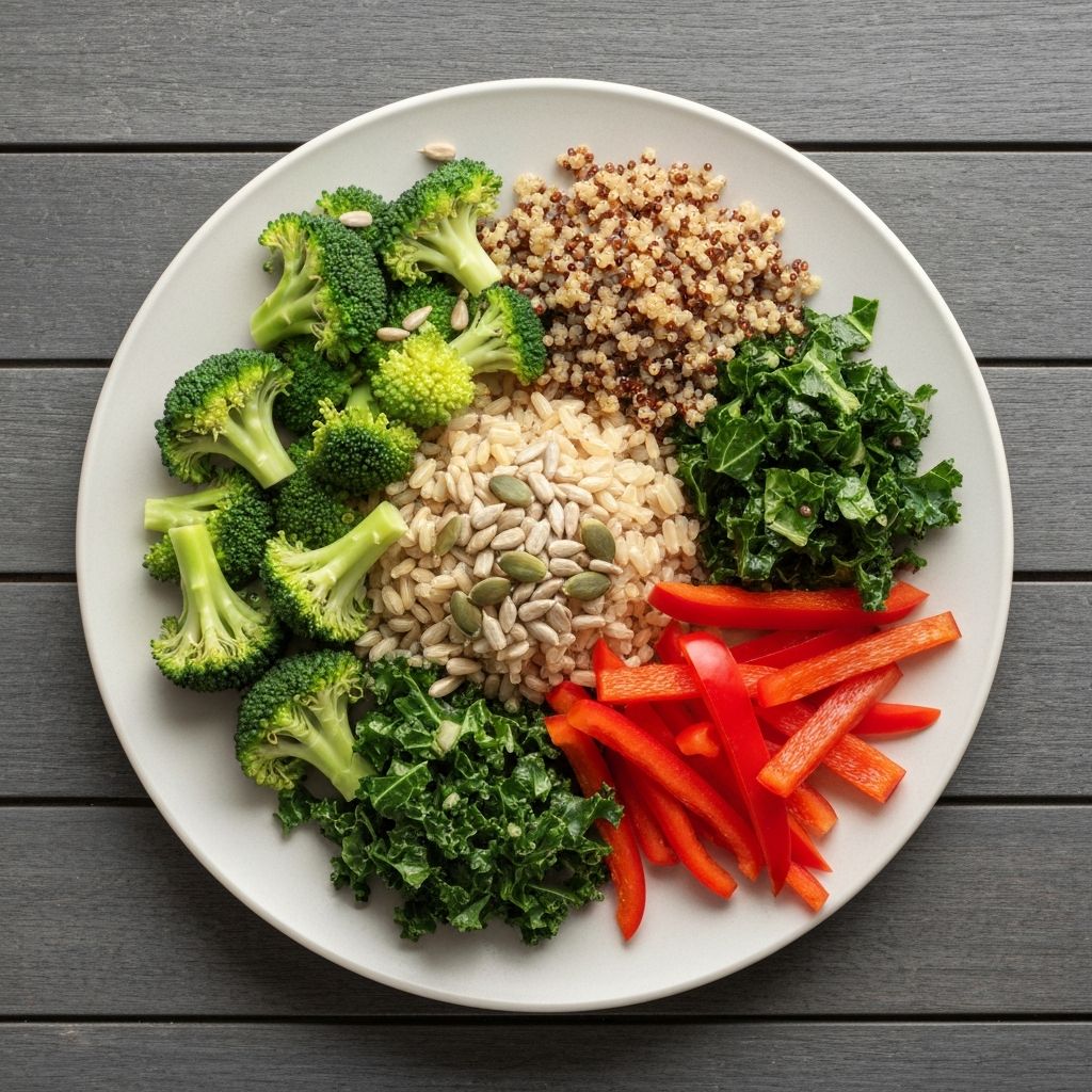 Ausgewogene tägliche Mahlzeit